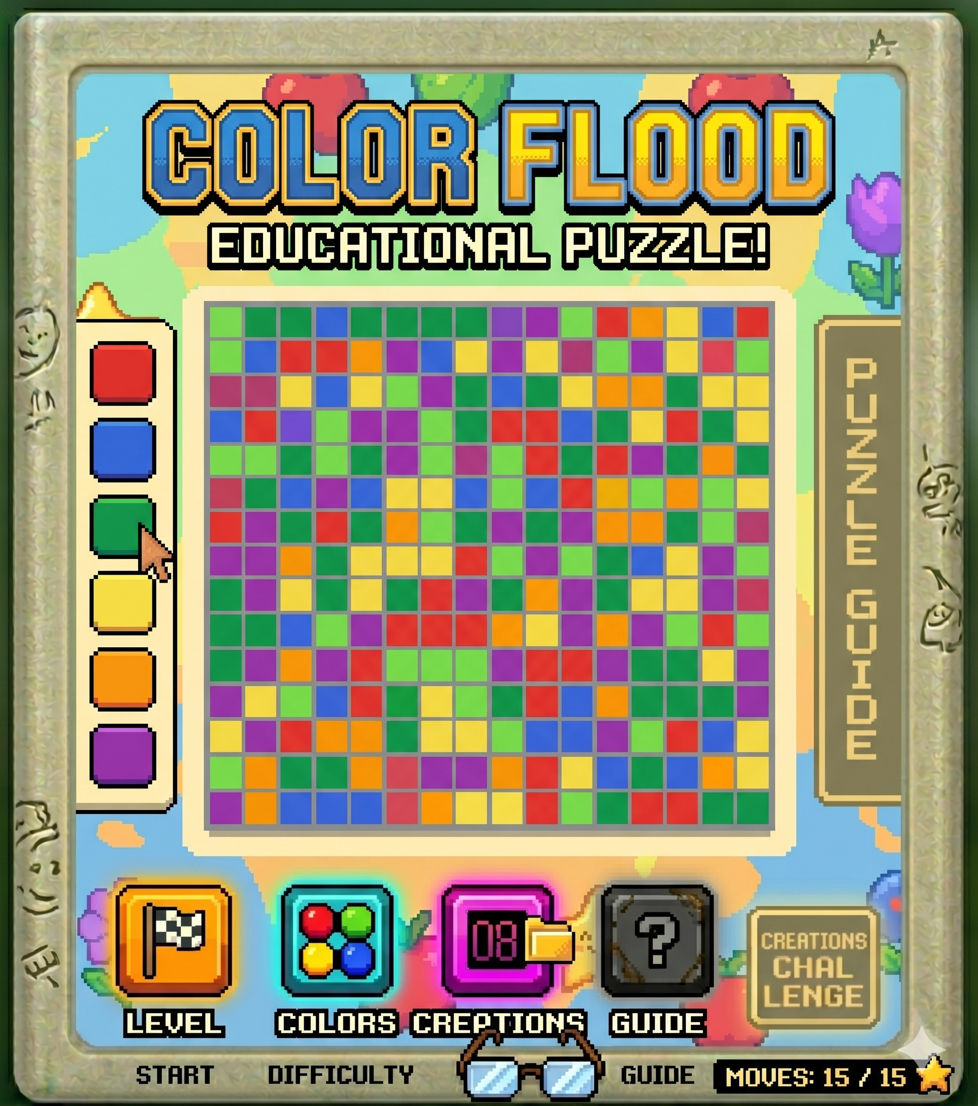 Color Flood – flood the board with one color