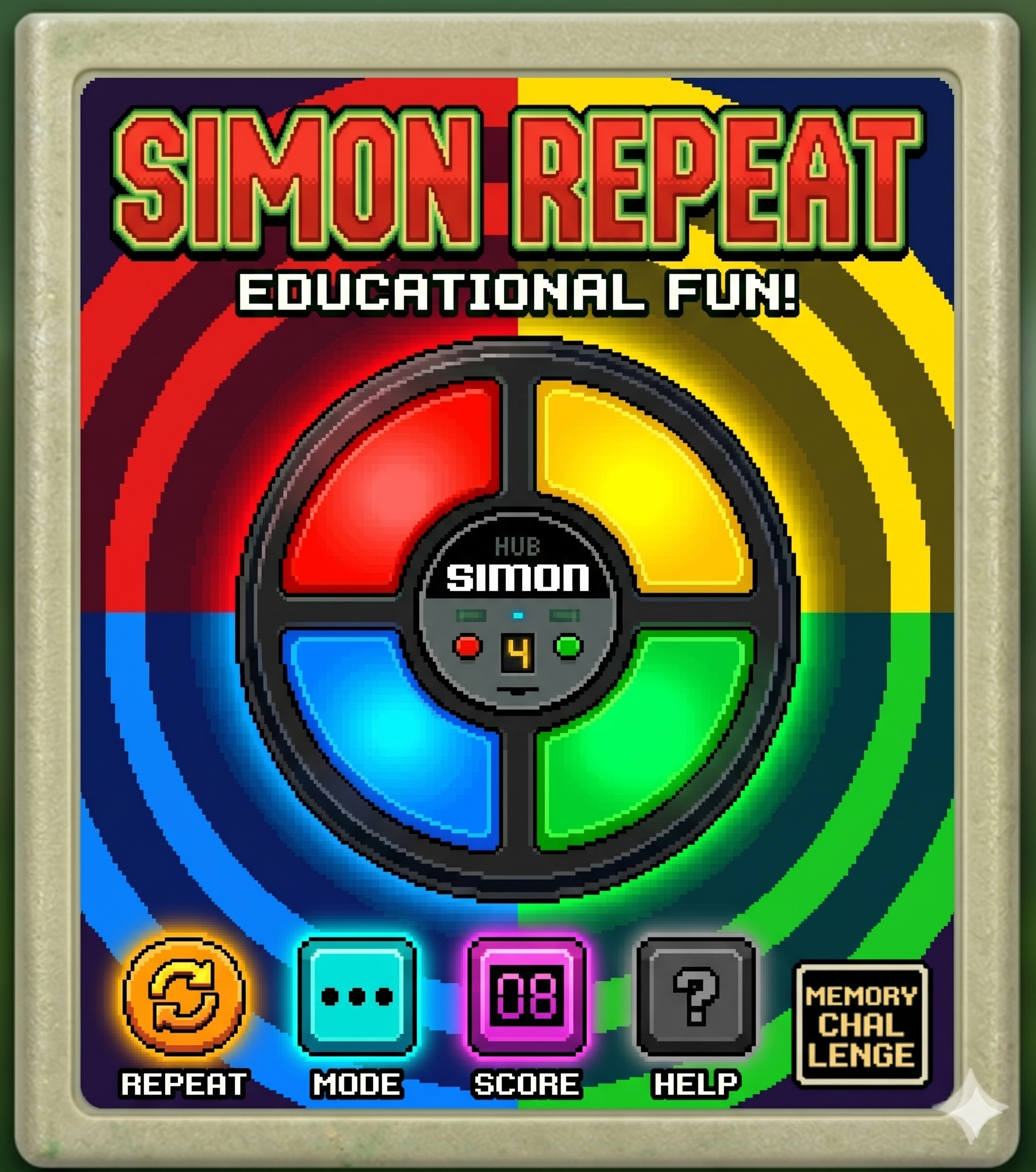 Simon – colour memory sequence game